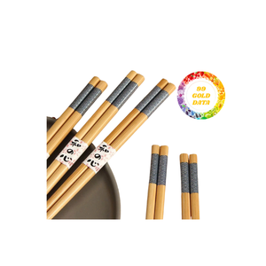 Juego de cuchara y palillos de bambú para comedor ecológico responsable para venta al por menor - Product Image 5