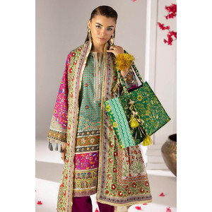 Conjunto de traje de 3 piezas estampado para mujer con dupatta CL-62139 - Product Image 2