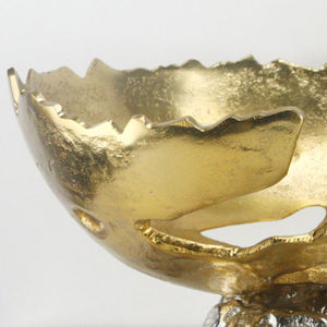 Cuenco de sopa de diseño moderno de Venta caliente con vajilla de Metal de calidad de lujo de Color dorado para suministros de decoración del hogar - Product Image 2