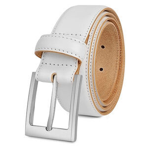 2024, venta al por mayor, cinturón de cuero de vaca hecho en Pakistán para hombres, fabricantes profesionales, cinturones de cuero con logotipo personalizado - Product Image 1