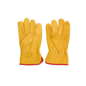 Gants de travail en cuir fendu, gants en cuir fendu, gants de travail en cuir, gants de travail robustes, gants de travail industriels - Product Image 5
