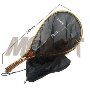 Haute qualité personnaliser en bois FlyFishing épuisette truite filet pêche attrape bois haut de gamme avec filet profond et personnaliser Logo - Product Image 3