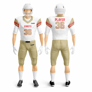 100% Polyester Breathable Top Quality Sports <b>Clothing</b> Men Wear <b>American</b> Football Tops <b>American</b> Football Jersey - Product Image 1