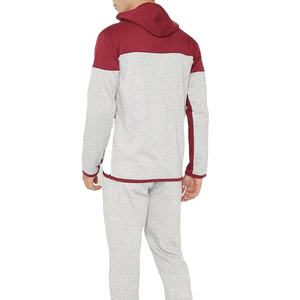 Survêtement décontracté 100% coton molletonné avec fermeture éclair et capuche pour homme, coupe classique, pantalon de survêtement long 2026 - Product Image 4
