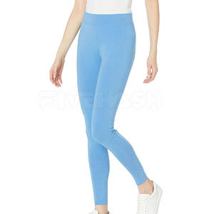 Leggings de yoga taille mi-haute pour femmes, avec fermeture élastique à la taille, motif uni, dernier style, vente en gros, prix raisonnable - Product Image 2