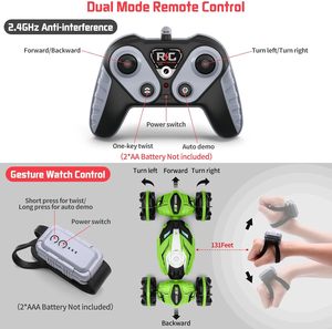 Coche Acrobático Anfibio EPT 2.4G RC 4WD a Control Remoto, Resistente al Agua, para Jugar en Tierra y en el Agua, Juguete para Niños, Regalo para Niños - Product Image 3