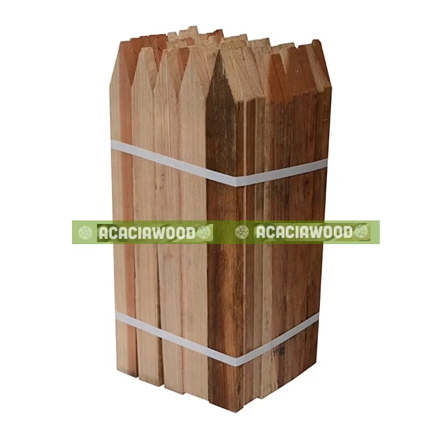 Pali per alberi in legno duro pali in legno naturale recinzione in legno
