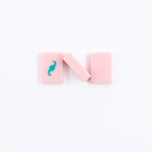 <span class=keywords><strong>Botas</strong></span> de Mahjong Rosadas de Alta Gama Personalizadas con Fichas de Mahjong Navideñas de Acrílico, Fichas de Mahjong Clásicas Americanas Hechas a Medida - Product Image 4