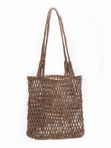 Bolsas de mano reutilizables de yute con estampado de patrón personalizado, gran capacidad, respetuosas con el medio ambiente, gran oferta - Product Image 4