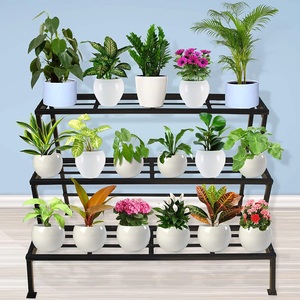 Support de Jardinière en Bois Léger et Durable de Haute Qualité, Écologique, Décoratif Classique, Figurines Créatives, Vase à Fleurs en Fer - Product Image 6