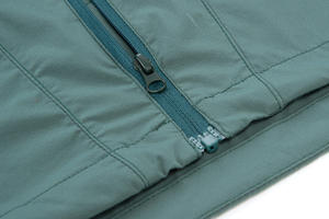 Chándal de dos piezas con cremallera para hombre, conjunto de pantalones cortos y cortavientos de nailon reflectante, diseño personalizado y nuevo estilo - Product Image 2