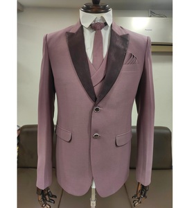 เสื้อเบลเซอร์ผู้ชายทำจากผ้าที่อุดมไปด้วยเสื้อกั๊กแบบชนเผ่าสำหรับงานแต่งงานงานครอบครัวและงานเลี้ยงรับรองจากผู้จำหน่ายอินเดีย - Product Image 1