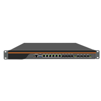 Ordinateur industriel BKHD personnalisé 6L 4S Intel Atom C3758 C3808 C3958, pare-feu 1U, routeur logiciel, SFP+ 10G, appareil réseau, double alimentation