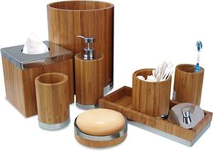 ชุดห้องน้ำไม้ไผ่สำหรับบ้าน/โรงแรมชุดห้องน้ำไม้ - Product Image 5