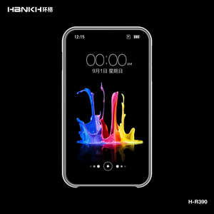 Hbnkh Pantalla táctil completa Mp4 Reproductor de Mp3 con pantalla Reproductor de música de sonido portátil con grabadora de voz Compatible con reproductor Mp3 Mp4 - Product Image 4