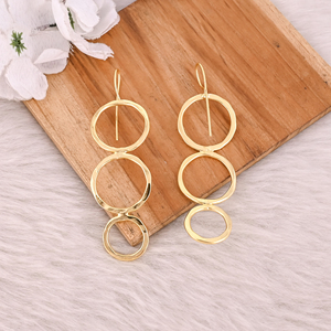 Pendientes colgantes largos de Latón chapado en oro amarillo de diseñador bohemio hechos a mano, regalos de dama de honor a la moda, 25 pares, lote al por mayor, regalo para ella - Product Image 4