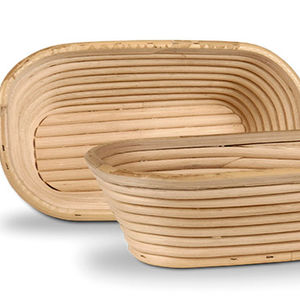 Décor Pain Banneton Brotform Pâte Rising Rond Paniers en Rotin VACANCES - Product Image 1