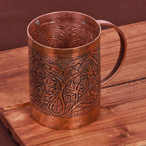 Venta al por mayor de tazas de mula de Moscú de cobre personalizadas con pulido hecho a mano de metal vintage pulido para bares taza de cobre personalizada - Product Image 6