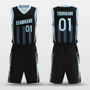 Ensemble de maillots de basket-ball Vêtements de sport respirants avec sublimation personnalisée Uniformes de basket-ball personnalisables disponibles - Product Image 2