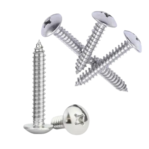 Round Head Wood Screw High Specification Half Thread Wood Screw Steel <b>Fasten</b> Ready to Ship Vietnam Manufacturer - Product Image 2