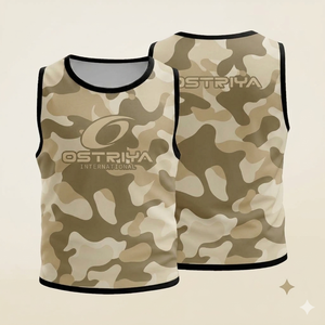Chaleco Deportivo Profesional sin Mangas, de Malla, para Entrenamiento de Fútbol para Adultos, con Estampado Frontal, Transpirable, de Secado Rápido, Antibacterial, Personalizado - Product Image 1