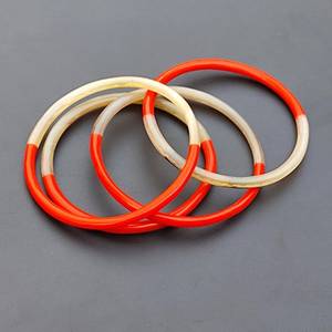 Joyería religiosa de diseño moderno para mujer, brazaletes de resina de cuerno inoxidable, piedra de diamante perla, artesanías de magnesia pulidas a la moda - Product Image 1