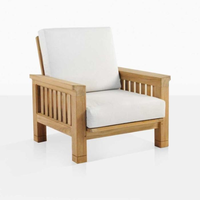 Meilleures ventes : Canapé-lit Arjuna en teck avec coussins résistants à l'eau, design minimaliste, chaise de salon extérieure, qualité hôtelière