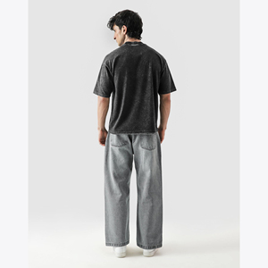 T-shirt décontracté à manches courtes et col rond pour homme, 100 % coton, avec impression personnalisée, respirant et écologique, service OEM/ODM - Product Image 6