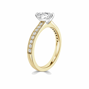 Bague de fiançailles en forme de cœur pour femmes - Product Image 2