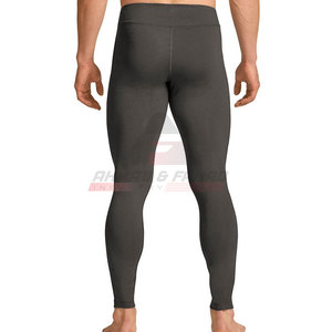 Leggings de yoga respirants à séchage rapide personnalisés OME, taille plus, vêtements pour hommes, élasthanne/polyester, taille élastique - Product Image 3