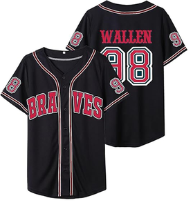 Camiseta de Béisbol para Hombre, Camisas Casuales con Botones, Manga Corta, Uniforme Deportivo Activo para Equipo - Product Image 1