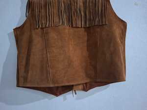 2025 último diseño hermoso hecho cálido desgaste nueva llegada estilo occidental prendas de vestir exteriores Chaleco de cuero para mujeres - Product Image 6