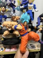 Figura Coleccionable Original de Goku Super Saiyan Blue, Modelo de Personaje de Anime, Juguete Auténtico Premium, Regalo para Amantes del Anime
