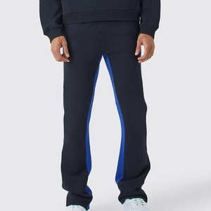 Ensemble décontracté deux pièces pour homme en molleton 100 % coton épais (340g), séchage rapide, respirant, avec cordon de serrage, longueur intégrale - Product Image 3