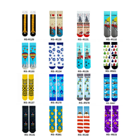 Chaussettes en coton unisexe de qualité supérieure, personnalisées, colorées, confortables, chaudes, mignonnes, antidérapantes, respirantes, pour usage quotidien