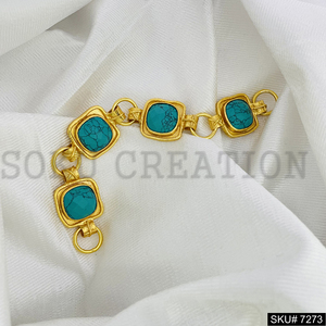 Brazaletes de latón para mujer, brazalete y brazalete de latón envuelto en alambre de cristal Natural, forma redonda y artesanía natural - Product Image 2