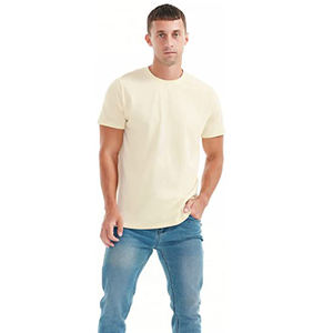 T-shirt en coton et viscose prix de gros personnalisé dtg impression logo t-shirts t-shirt en gros - Product Image 6