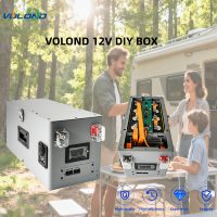 VOLOND Power Station Ersatz 12V 280Ah 2kWh LiFePO4 Batteriepack DIY Stahl CE-zertifiziert JK BMS CANBUS/Bluetooth Feuerfest