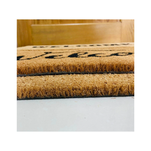 Felpudo de fibra de coco al por mayor alfombras de coco liso 100% fibra de coco Natural interior jardín mascota cálido mantenimiento felpudo Coir estilo flexible - Product Image 4