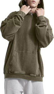 Sudadera con Lavado Ácido Personalizada para Hombre, Estilo Urbano, Diseño con Bordado e Impresión de Logotipo, OEM, Vintage, Unisex - Product Image 2