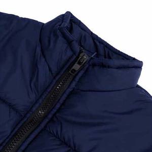 Chaquetas acolchadas de invierno informales con estampado personalizado de alta calidad para hombre, chaleco con cremallera de poliéster para exteriores, acolchado cálido de burbujas - Product Image 5