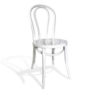 เก้าอี้หวายสีขาวพับได้ออกแบบให้วางซ้อนกันได้สำหรับสวนกลางแจ้งและพิธีวิลล่า - Product Image 2