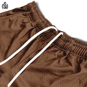 Short de gymnastique en maille personnalisé de haute qualité avec décoration à motifs et poches Expédition rapide depuis le Pakistan - Product Image 6