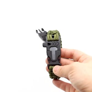 Réglable pour le kit <span class=keywords><strong>de</strong></span> bracelets Paracord avec sifflet Firestart et boussole <span class=keywords><strong>de</strong></span> camping cadeau <span class=keywords><strong>de</strong></span> <span class=keywords><strong>survie</strong></span> en plein air - Product Image 2