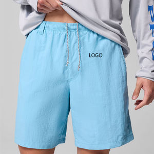 Pantalones Cortos de Nailon para Hombre, Corte Holgado para Uso al Aire Libre, Diseño Informal con Logotipo Personalizado, Estilo Casual Chic para Verano, Ropa Elegante para Hombre 2026 - Product Image 1