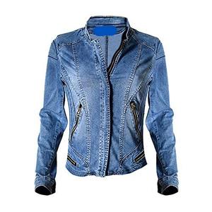 Chaqueta Vaquera de Invierno Vintage de Alta Calidad para Mujer con Logotipo Bordado, Estilo Casual, Transpirable, Lavado Ácido, 100% Algodón - Product Image 5
