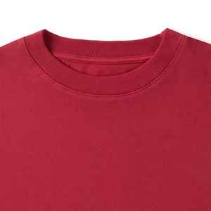 T-shirts unisexes 100% coton avec logo personnalisé, t-shirt vierge de haute qualité teint pour hommes, motif uni, tissu tissé - Product Image 4