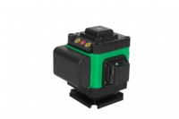 Niveau laser vert 12 lignes 360° auto-nivelant avec télécommande, support mural, base de levage et sac de transport