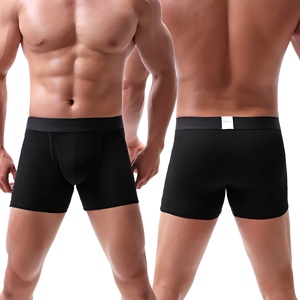 Boxers pour hommes personnalisés de haute qualité, respirants, avec coutures lisses et poche ergonomique de soutien pour un style de vie actif - Product Image 4