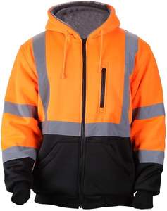 2025ใหม่แจ็กเก็ตผ้าระบายอากาศได้ดีปรับแต่งได้แจ็กเก็ตนิรภัยสะท้อนแสงชุดทำงานเพื่อความปลอดภัยในการก่อสร้างเสื้อแจ็กเก็ต Hi VI - Product Image 2